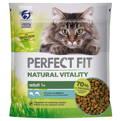 Perfect Fit Natural Vitality Adult 1+, łosoś i biała ryba