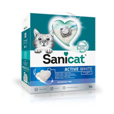 Sanicat Active White żwirek zbrylający się