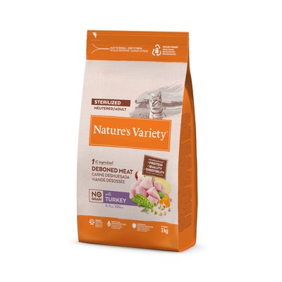 Nature's Variety No Grain Sterlised Adult, indyk