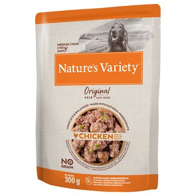 Nature's Variety Original Paté No Grain Medium/Maxi Adult, 8 x 300 g