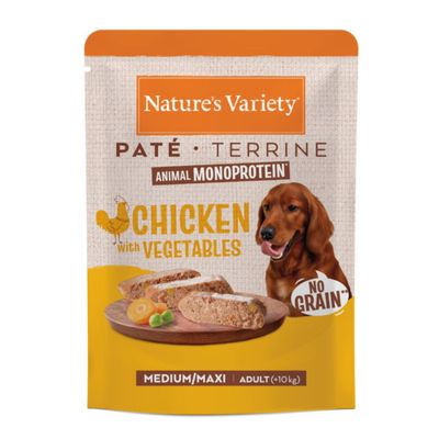 Nature's Variety Paté No Grain Adult Medium/Maxi, 8 x 300 g