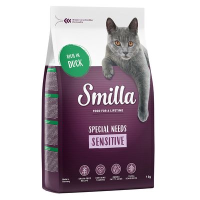 Smilla Adult Sensitive, bez zbóż, kaczka