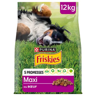 Purina Friskies Adult Large Breed Maxi, wołowina