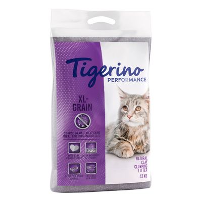 Tigerino Performance XL-Grain, żwirek dla kota - zapach pudru dla dzieci