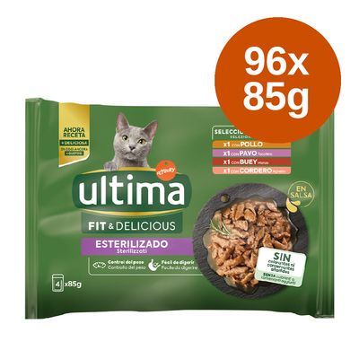 Megapakiet Ultima Cat Sterilized, 96 x 85 g