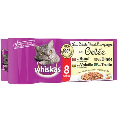 Whiskas La Carte, 8 x 390 g