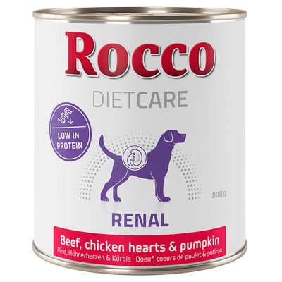 Rocco Diet Care Renal, wołowina z kurzymi sercami i dynią