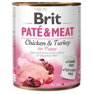 Brit Paté & Meat Puppy, 6 x 800 g