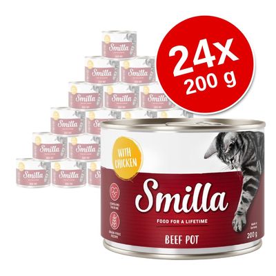 Megapakiet Smilla Puszki z wołowiną, 24 x 200 g