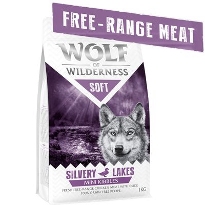 Wolf of Wilderness Mini "Soft - Silvery Lakes", kurczak i kaczka z wolnego wybiegu