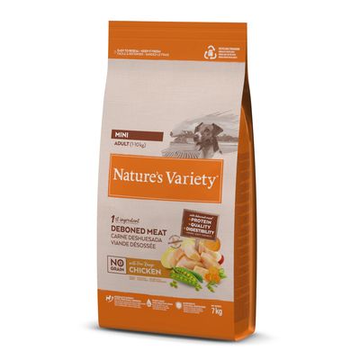 Nature's Variety No Grain Mini Adult, kurczak z wolnego wybiegu