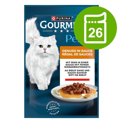 Gourmet Perle Genuss w sosie, 26 x 85 g