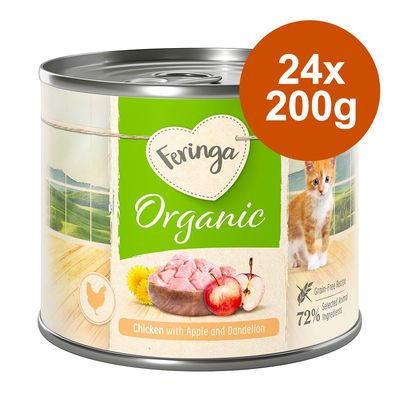 Megapakiet Feringa Bio Menü Kitten, 24 x 200 g