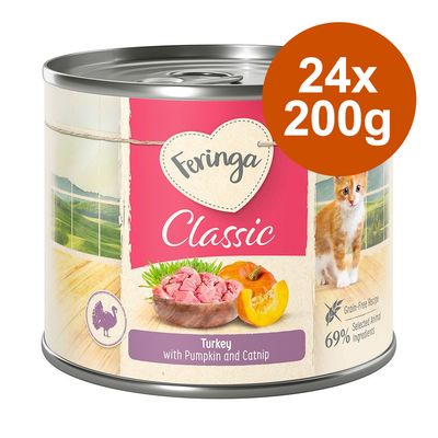 Megapakiet Feringa Classic Meat Menu Kitten, 24 x 200 g