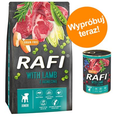 Pakiet mieszany Rafi Junior, 10 kg + 24 x 400 g