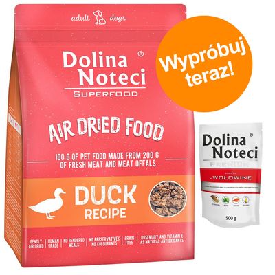 Pakiet mieszany Dolina Noteci Superfood Adult, 1 kg + 10x500 g