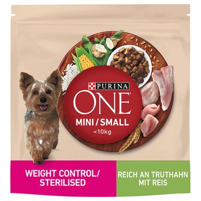 PURINA ONE Mini Weight Control/Sterilised, indyk i ryż