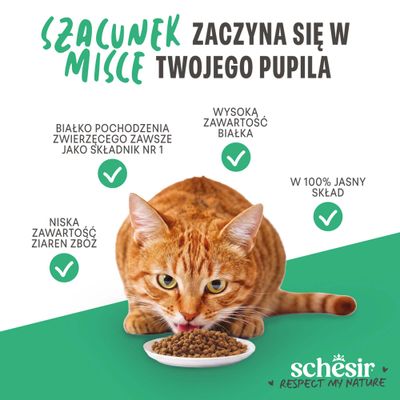Schesir Sterilized, ryba