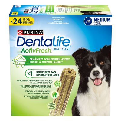 PURINA Dentalife Active Fresh codzienna pielęgnacja zębów dla średnich psów