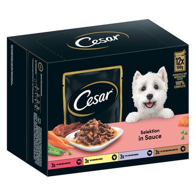 Cesar Selection, mięso i warzywa w sosie