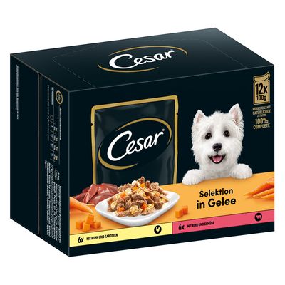 Cesar Selektion, mięso i warzywa w galarecie
