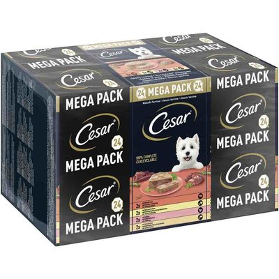Megapakiet Cesar w tackach, 24 x 150 g