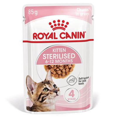 Royal Canin Sterilised Kitten, w sosie