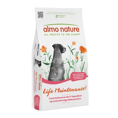 Almo Nature Adult Large, łosoś z ryżem