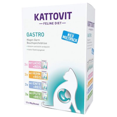 Pakiet mieszany Kattovit Gastro, saszetki 12 x 85 g