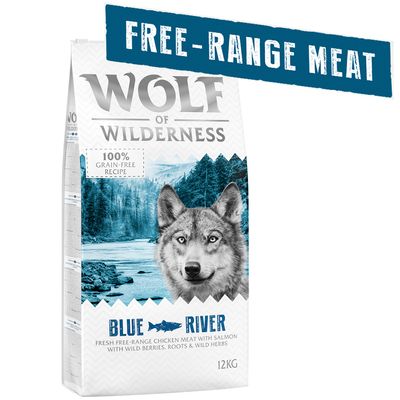 Wolf of Wilderness Adult "Blue River" - łosoś i kurczak z wolnego wybiegu