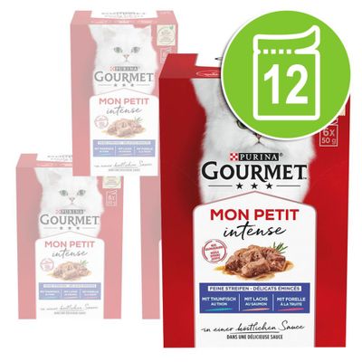 Pakiet mieszany Gourmet Mon Petit, 12 x 50 g