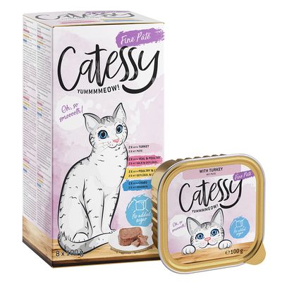 Catessy mix w miseczkach, 8 x 100 g