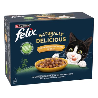 Felix Naturally Delicious, w galarecie, 10 x 80 g