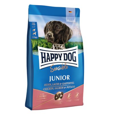 Happy Dog Supreme Sensible Junior, kurczak, łosoś i ziemniaki
