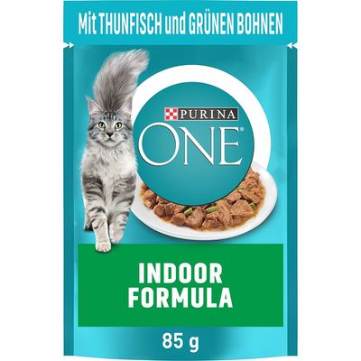PURINA ONE Indoor Formula, z tuńczykiem i zieloną fasolą