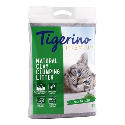 Tigerino Premium, żwirek dla kota - zapach sosny
