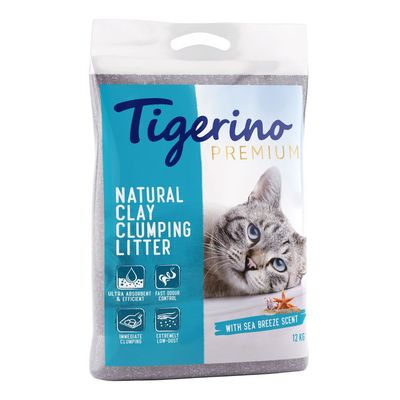 Tigerino Premium, żwirek dla kota - zapach bryzy morskiej