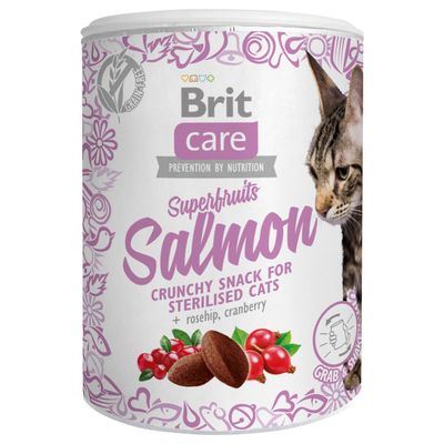 Brit Care Superfruits, łosoś, przysmak dla kota