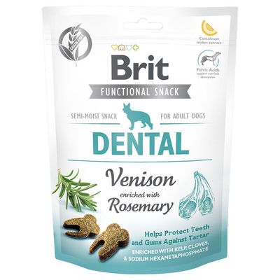 Brit Care Dog Functional Dental Snack, jeleń
