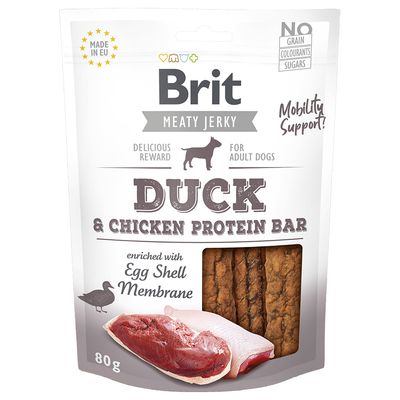 Brit Jerky Protein Bar, kaczka