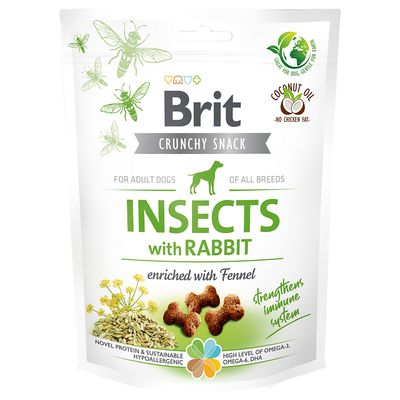 Brit Care Crunchy Cracker, Owady, królik i koper włoski