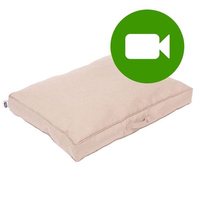 TIAKI, materac dla psa z pianką Memory Foam, beżowy