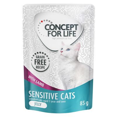 Concept for Life Sensitive Cats w galarecie, jagnięcina - bez zbóż