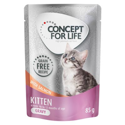 Concept for Life Kitten w sosie, łosoś - bez zbóż