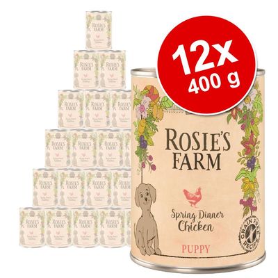 Pakiet Rosie's Farm Puppy, 12 x 400 g