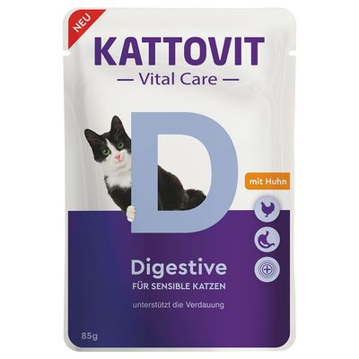 Kattovit Vital Care Digestive, saszetki z kurczakiem