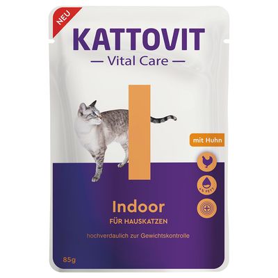 Kattovit Vital Care Indoor, saszetki z kurczakiem