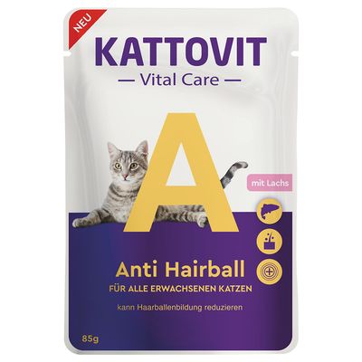 Kattovit Vital Care Anti Hairball z łososiem