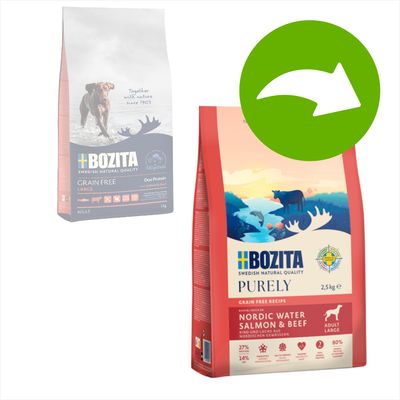 Bozita Grain Free dla dużych psów, łosoś i wołowina