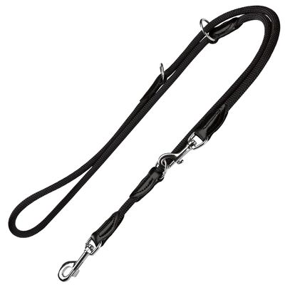 Smycz regulowana HUNTER Freestyle, czarna